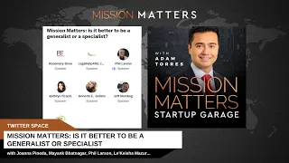 Mission Matters: Is it better to be a generalist or specialist
