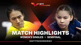 Zhu Chengzhu vs Anna Hursey | WS-SF | WTT Feeder Doha II 2023