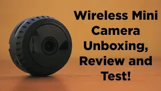 Wireless Mini Camera Unboxing, Review and Test!