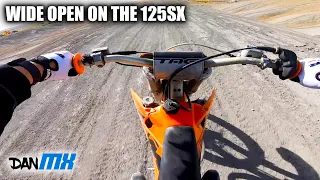 MY FIRST TIME RIDING A 125 2 STROKE | I thought i blew it up at the end!