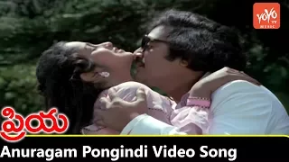 Anuragam Pongindi  Video Song| Priya Telugu movie |Chandra Mohan| Chiranjeev |Radhika| YOYO TV Music