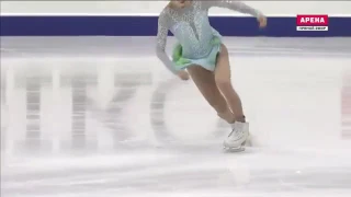 Satoko Miyahara 3Lz slo mo NHK Trophy 2016