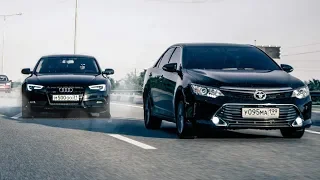 МИФ РАЗВЕЯН! ЗАЕЗДЫ TOYOTA CAMRY 3.5 V6 против ВСЕХ!