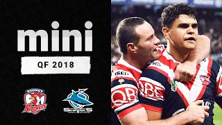 Big guns fire | Roosters v Sharks Match Mini | Qualifying Final, 2018 | NRL