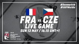 France - Czech Republic | Full Game | 2018 IIHF Ice Hockey World Championship