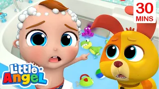 Bath song + More Baby John & Bingo kids Songs - @LittleAngel Kids Songs & Nursery Rhymes