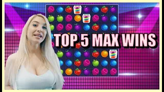 JAMMIN JARS SLOT / TOP 5 RECORD MAX WINS! STREAMING HIGHLIGHTS!