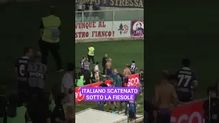 ⚽️ La festa della Fiorentina sotto la Curva Fiesole, Italiano scatenato 🤩