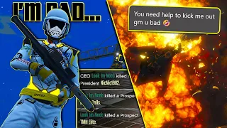 This Level 2000 Tryhard Thought He Was The BEST Gta Player! [GTA Online]