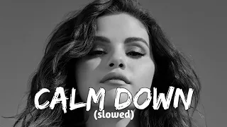 Rema & Selena Gomez - Calm Down (slowed)