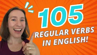 105 Regular Verbs in English with -ED: Pronunciation Practice