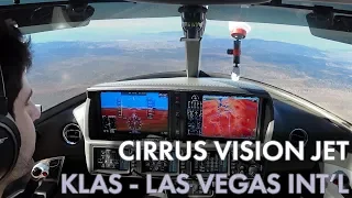 Cirrus Vision Jet - The Epic Re-Arrival - Las Vegas McCarran Intl Airport