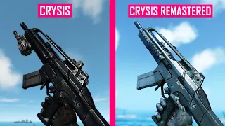 Crysis vs Crysis Remastered - Weapons Comparison