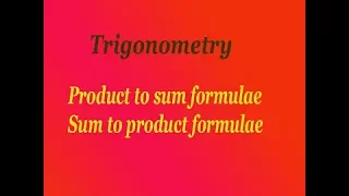 How to remember trigonometry product to sum formula and sum to product formula