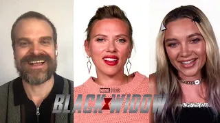 BLACK WIDOW: Backstage with Scarlett Johansson, David Harbour, Florence Pugh and more!