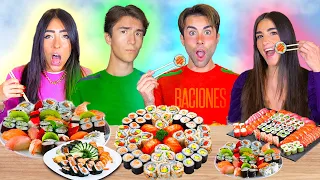 SUSHI CHALLENGE CON I MIEI FRATELLI *23 MILA KCAL* | GIANMARCO ZAGATO