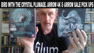 The Bird with the Crystal Plumage. Arrow 4K Unboxing and Comparison, & Arrow sale pick ups