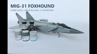 Hobby Boss MIG-31 Foxhound - Painting Techniques | The Inner Nerd