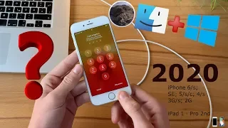 iPhone Code vergessen ? 😱  Hack DIY - iOS 5 bis iOS 14 2021 Version Win+Mac iPhone 6s o.ä.