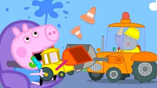 Peppa Wutz 🚜 Herr Bulle Reißt Die Straße Auf 🚧 Peppa Pig Deutsch Neue Folgen | Cartoons für Kinder