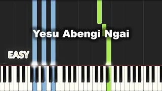 Moise Mbiye - Yesu Abengi Ngai | EASY PIANO TUTORIAL BY Extreme Midi