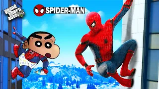 SHINCHAN Adopted By SPIDERMAN in GTA 5...