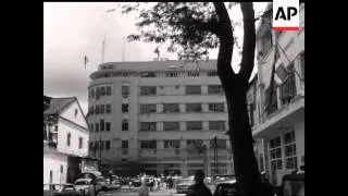 THE VIETCONG ATTACK ON THE AMERICAN EMBASSY - NO SOUND