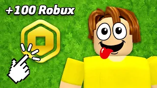 Roblox But Every Click I Get 100 Robux