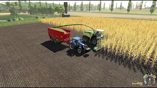 FS19 Sosnovka Timelapse #11 - Making corn silage. Again.