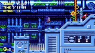 Sonic CD (XBLA) - Metallic Madness: Zone 1: Good Future Playthrough (Sonic) [Original Spin Dash]