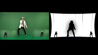 "Smooth Criminal 2021" Silhouette Intro Raw vs. Keyed