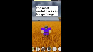 The most useful hack in booga booga roblox #shorts