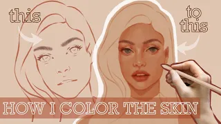 How I color the skin