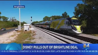 Disney pulls out of Florida Brightline deal