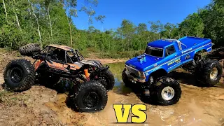 MZ Climbing Car 4wd vs Traxxas Bigfoot | Remote Control Car | Bigfoot Rock Crawler