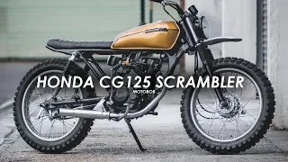 Custom Honda CG125 Scrambler by Scars Motorcycles