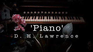 Poem Analysis: 'Piano' by D.H. Lawrence