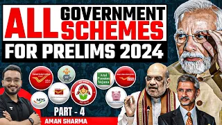 All Government Schemes for UPSC Prelims 2024 | Part 4 | Ministry of Agriculture & Social Justice