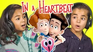 KIDS REACT TO IN A HEARTBEAT (Animated Short Film)