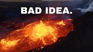 Flying my FPV drone where NO ONE else would | Iceland Volcano eruption