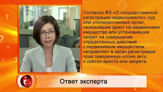 Вопрос эксперту  -Запрет в отношении имущества. Как его отменить?