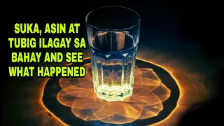 SUKA, ASIN AT TUBIG ILAGAY SA BAHAY AND SEE WHAT HAPPENED-APPLE PAGUIO1