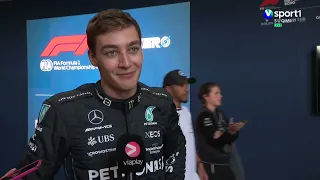 George Russell Post Sprint F1 Sau Paulo Brazil GP 2022