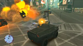 GTA 4 TBOGT - APC Tank Rampage #2 + Six Star Escape