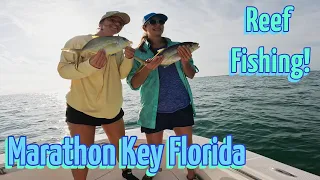 Marathon Key Florida Fishing! Catching Our Dinner! Yellow Jacks And Yellow Tail! 2