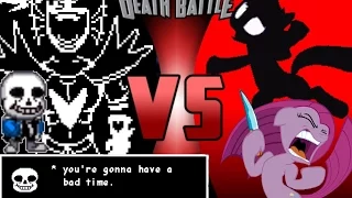 M.U.G.E.N: Sans(me) and Undyne the Undying VS Nightmare Twilight Sparkle and Pinkamena Diane Pie...