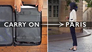 10 DAYS in FRANCE in a CARRY ON | What I Packed For Paris