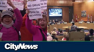 Tensions run high, council meeting runs late as Richmond mulls over supervised consumption site