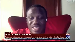 2022 budget debate: Afenyo-Markin has shown bad faith on TV - Sam George explains. #Newsfile