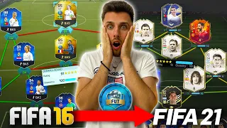 CONSTRUIESC UN DRAFT CU SUPER RATING IN FIECARE EDITIE DE FIFA!! (FIFA 16 - FIFA 21)